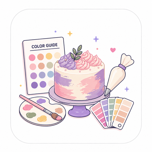 Color Mixing & Aesthetic Cake Guide