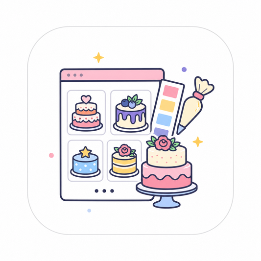 Premium Cake Design Sheet